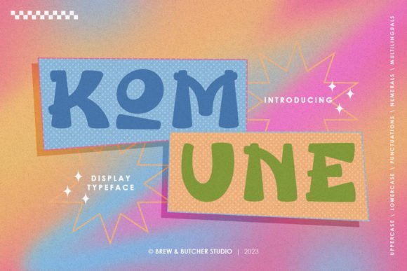 Komune Font - Featured Image