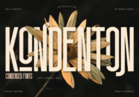 Kondenton Font - Featured Image