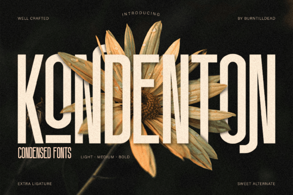 Kondenton Font - Featured Image