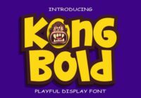 Kong Bold Font - Featured Image