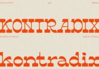 Kontradix Font - Featured Image