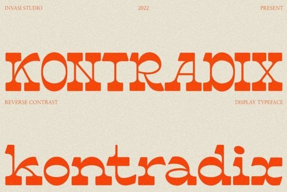Kontradix Font - Featured Image