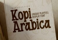 Kopi Arabica Font - Featured Image