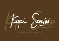 Kopi Soesu Font - Featured Image