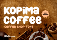 Kopima Coffee Font - Featured Image