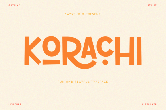 Korachi Font - Featured Image