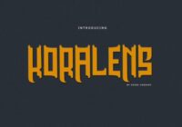 Koralens Font - Featured Image