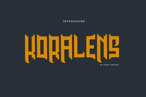 Koralens Font - Featured Image