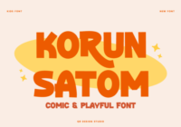 Korun Satom Font - Featured Image
