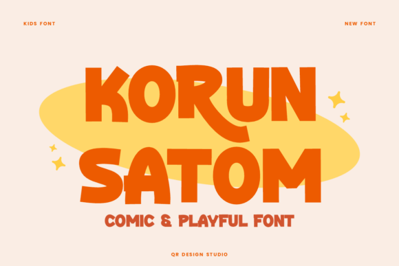 Korun Satom Font - Featured Image