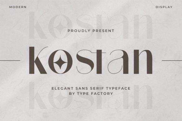 Kostan Font - Featured Image