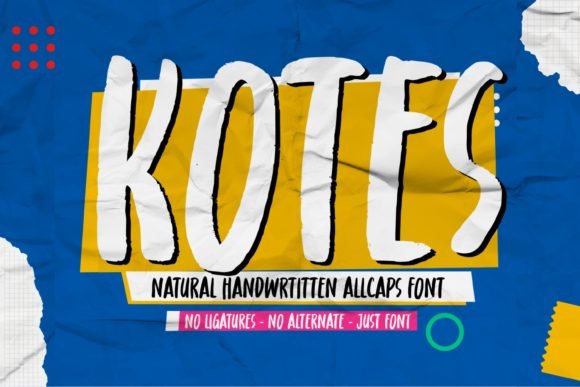 Kotes Font - Featured Image