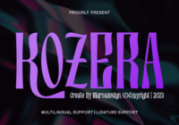 Kozera Font - Featured Image