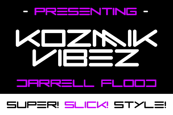 Kozmik Vibez Font - Featured Image