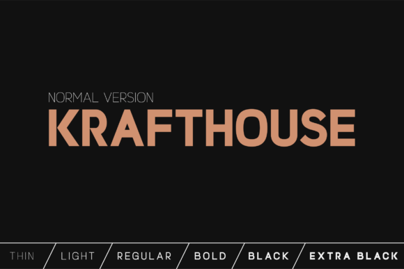 Krafthouse Font - Featured Image