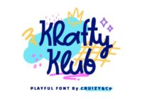 Krafty Klub Font - Featured Image
