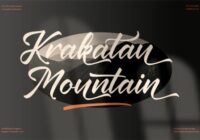Krakatau Mountain Font - Featured Image