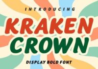 Kraken Crown Font - Featured Image