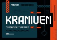 Kraniven Font - Featured Image