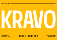 Kravo Regular Font - Featured Image