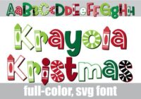 Krayola Kristmas Font - Featured Image