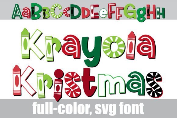 Krayola Kristmas Font - Featured Image