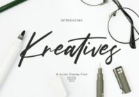 Kreatives Script Font - Featured Image