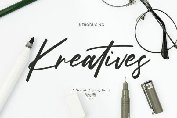 Kreatives Script Font - Featured Image