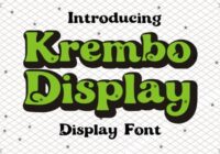 Krembo Display Font - Featured Image