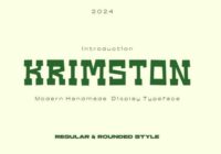 Krimston Font - Featured Image