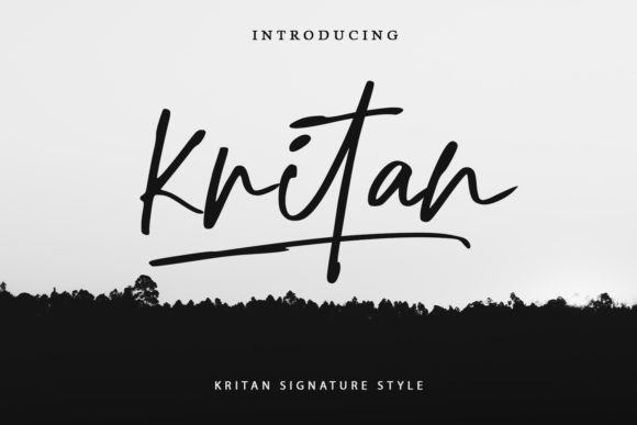 Kritan Font - Featured Image