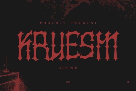 Kruesm Font - Featured Image