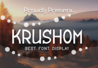 Krushom Font - Featured Image