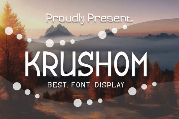 Krushom Font - Featured Image