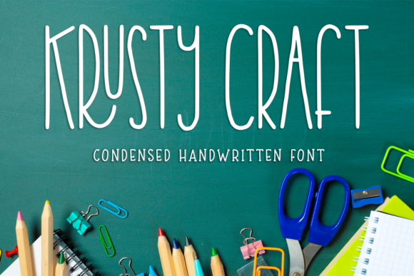 Krusty Craft Font - Featured Image