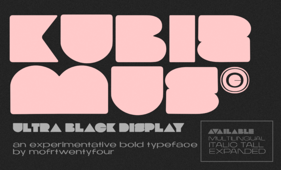 Kubizmus Font - Featured Image