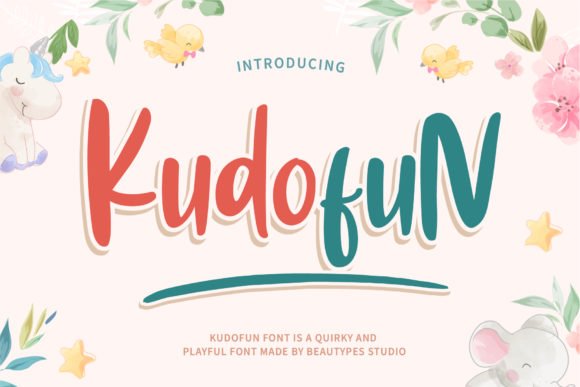 Kudofun Font - Featured Image