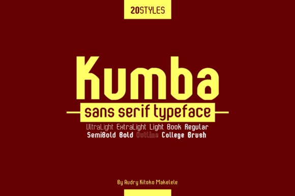 Kumba Font - Featured Image