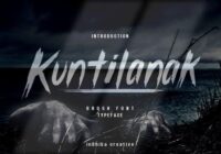 Kuntilanak Font - Featured Image