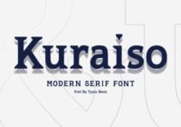Kuraiso Font - Featured Image