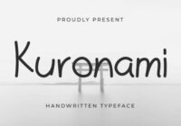 Kuronami Font - Featured Image