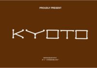 Kyoto Monogram Font - Featured Image