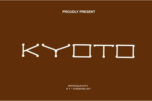 Kyoto Monogram Font - Featured Image