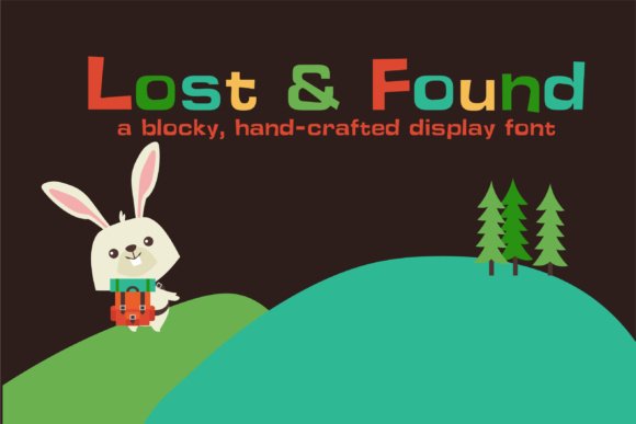 LD Lost and Found Font - Featured Image