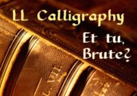 LL Calligraphy Font - Featured Image
