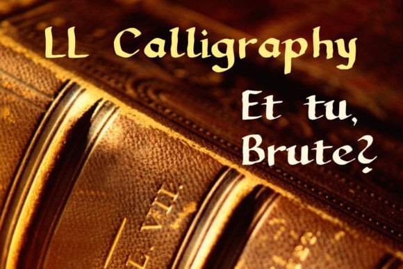 LL Calligraphy Font - Featured Image