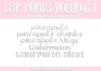 LSF Volume 1 Font - Featured Image