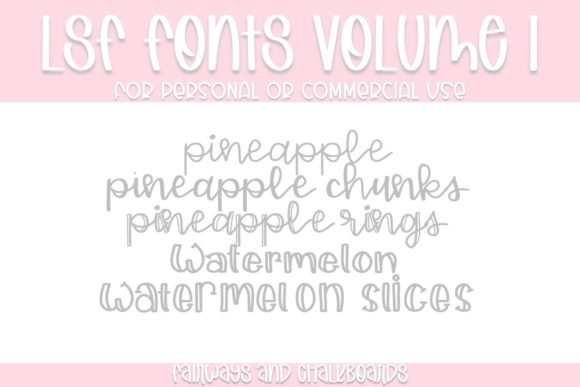 LSF Volume 1 Font - Featured Image