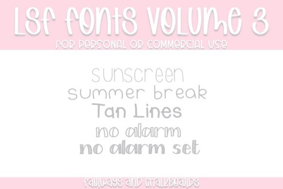 LSF Volume 3 Font - Featured Image
