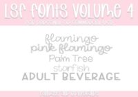 LSF Volume 4 Font - Featured Image